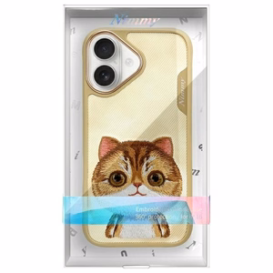 Nimmy Big Eyed Pet 2.0 Cat Ümbris jaoks iPhone 16 - Roheline