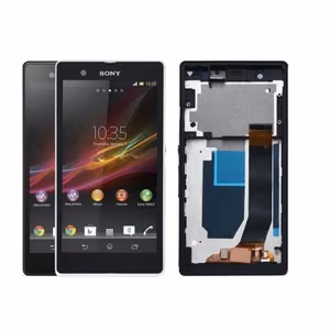 LCD Ekraan ühilduv Sony Xperia Z C6603 valge raamiga HQ