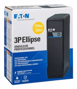 Eaton 3P550I katkematu toiteallikas (UPS) Standby (Offline) 0.55 kVA 330 W 4 AC pistikupesa