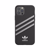 Adidas OR Molded Case Naise ümbris iPhone 12 / iPhone 12 Pro jaoks - must