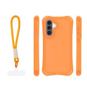 Safepop rihmaga ümbris Samsung Galaxy A57 5G oranž