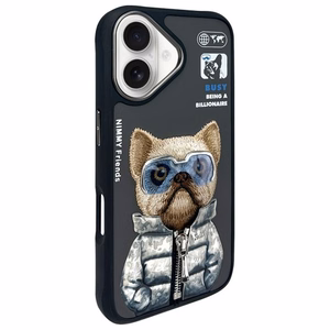 Nimmy Cool&Cute 2.0 Dog Ümbris jaoks iPhone 16 - Must