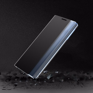 Sleep Case raamaturiiuli tüüpi ümbris nutika aknaga iPhone 13 sinine