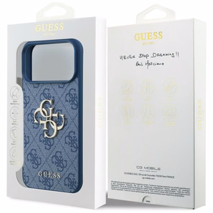 GUESS ümbris mudelile IPHONE 18 Pro Max/17 Pro Max (4G Big Logo) (värv: sinine)