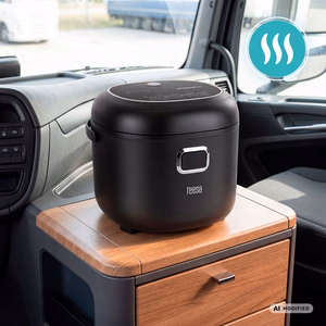 TEESA reisimultikeetja ja riisikeetja, 2 l, 12–24 V / 230 V, 350 W
