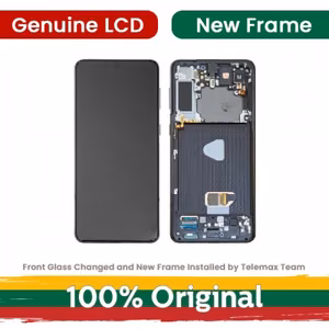 LCD ekraan Samsung G996 S21 Plus raamiga / Phantom Black / (uuendatud: Telemax)