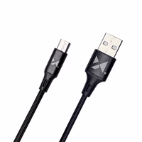 Wozinsky Kaabel USB - microUSB 2,4A 1m must (WUC-M1B)