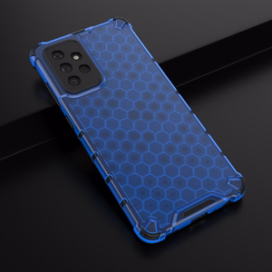 Honeycomb Case soomuskaitse TPU kaitsekattega Samsung Galaxy A72 4G sinine