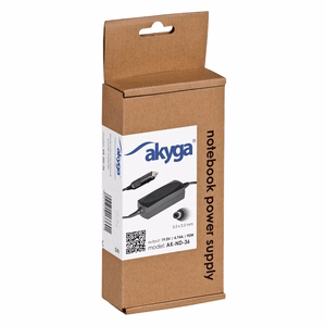Akyga AK-ND-36 auto sülearvuti toiteplokk Asus / Toshiba jaoks 19V 4,74A 90W 5,5x2,5mm
