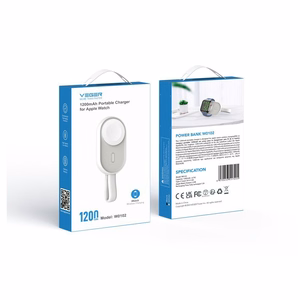 Powerbank to Apple Watch Veger (W0102) 1200 mAh Pomme white
