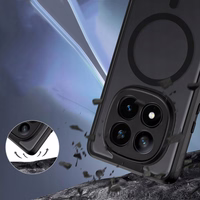 Tech-Protect MagMat MagSafe Ümbris jaoks Xiaomi Redmi Note 14 Pro 5G / Poco X7 5G - Matte must