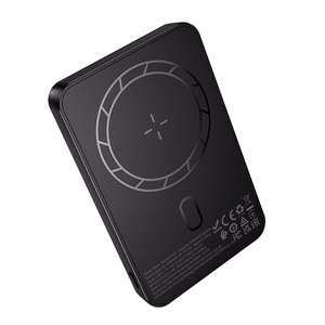 Borofone 5000mAh akupank BJ82 Dawn – USB – magnetiline, induktsioonlaadimisega, must