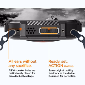 Spigen Rugged Armor ümbris Apple Watch Ultra 49 mm jaoks, mattmust