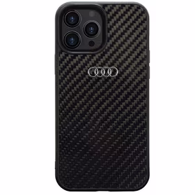 Audi Carbon Fiber iPhone 13 Pro Max 6.7" must/must hardcase AU-TPUPCIP13PM-R8/D2-BK