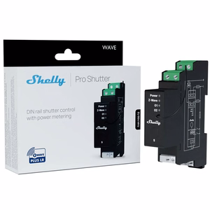 SHELLY Wave Pro Shutter LR nutikas Z-Wave DIN-rööpa rulloo kontroller