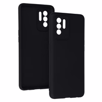 Back Ümbris MATT jaoks OPPO RENO 5Z 5G Must