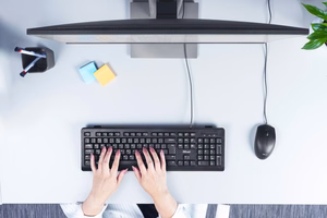 Trust TK-150 universaalne klaviatuur USB QWERTY must