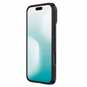Nillkin CamShield Prop magnetümbris iPhone 17 Pro Max / iPhone 18 Pro Max telefonile, must, läbipaistva objektiivikattega versioon