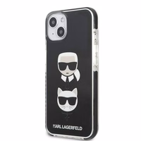 Karl Lagerfeld KLHCP13STPE2TK iPhone 13 mini 5,4 "hardcase must / must Karl & Choupette Head