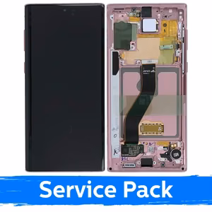 LCD ekraan ühilduv Samsung N970 Note 10 raamiga / Aura Glow / (Service Pack)