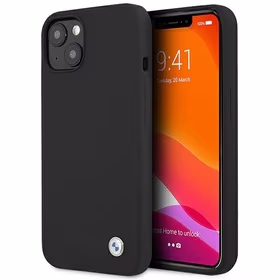 BMW Silikoonist allkirjastatud ümbris iPhone 13-le - must