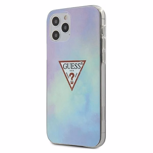 Guess GUHCP12LPCUMCGC02 iPhone 12 Pro Max 6.7" sinine/sinine kõvakott Tie & Dye Collection