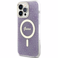 Guess GUHMP14XH4STU iPhone 14 Pro Max 6.7" lilla/lilla hardcase 4G MagSafe
