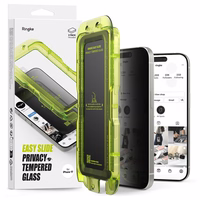 Ringke Easy Slide 2-pack Privaatsus Glass jaoks iPhone 17 - Must