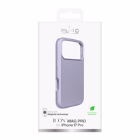 Pure Icon Mag Pro Liquid Silicone Ümbris jaoks iPhone 17 Pro, MagSafe Compatible, with Camera Protection and Aluminum Buttons - Roosa