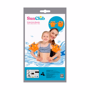 SUNCLUB täispuhutavad krabikujundusega ujumiskätised