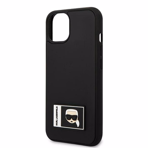 Karl Lagerfeld KLHCP13S3DKPK iPhone 13 mini 5,4 "must / must hardcase Ikonik Patch