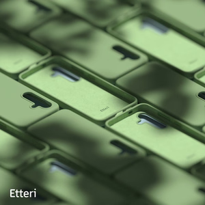 Etteri Silicone ümbris jaoks Samsung Galaxy S24 light roheline