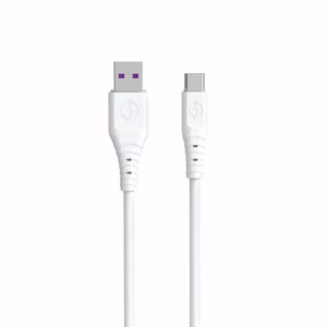 USB kaabel Dudao TGL3L, valge, Type-C, 100 cm (kuni 6A)