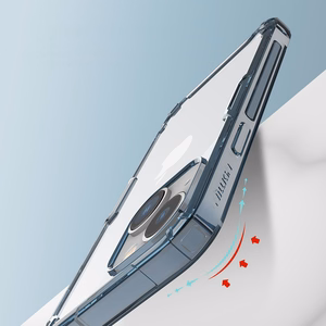 Nillkin Nature Pro iPhone 14 Plus ümbris, soomustatud kate, sinine kate