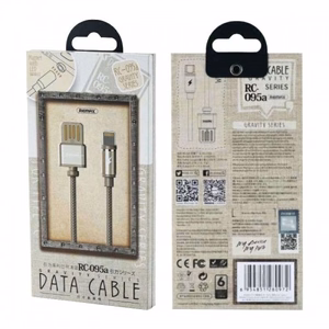 USB kaabel Remax RC-095i pruun Lightning 100cm (eemaldatava magnetpistikuga)