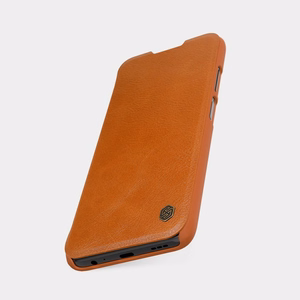 Nillkin Qin кожаный чехол-кобура для Xiaomi Redmi Note 9T 5G коричневый