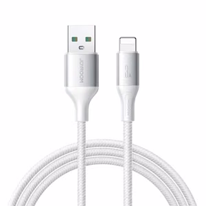 Joyroom S-A28 Flash Series 3A USB-A - Lightning kaabel 1 m - valge