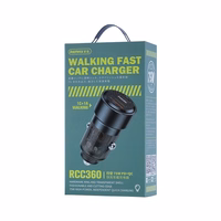 Car laadija Remax RCC360 75W USB-C/USB-A must