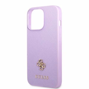 Guess GUHCP13XPS4MU iPhone 13 Pro Max 6.7" lilla/lilla hardcase Saffiano 4G Small Metal Logo