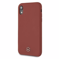 Mercedes Silicone Line iPhone Xr ümbris - punane