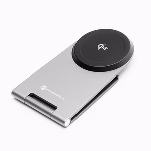 Juhtmevaba laadija Forcell F-Energy Flip Charge USB C Qi2 15W compatible with MagSafe hõbedane 0INT