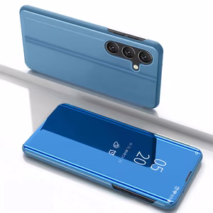 Clear View Ümbris jaoks Samsung Galaxy S25+ Cover with Flip - sinine