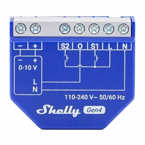 SHELLY Dimmer 0/1-10V PM Gen4 valgushämardi