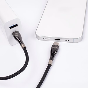 Forever Sleek kaabel USB-C - USB-C 1,0 m 60W must