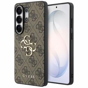 Guess ümbris 4G Big Metal Logo for Samsung Galaxy S26 Ultra pruun