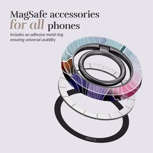 MIO Flowers Magsafe ümbris rõngashoidjaga