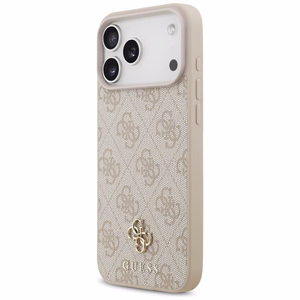 Guess 4G Small Classic Logo MagSafe-ümbris iPhone 17 Pro Max / 18 Pro Max jaoks, roosa