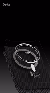 Benks Magnetic Armor Pro Armor Grid Kevlar Ümbris Metal Frame 600D (Y070) jaoks Iphone 17 Pro Max must