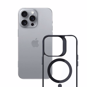 3mk Satin Armor MagCase with MagSafe iPhone 16 Pro Max - Clear with must Frame