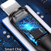 USAMS punutud kaabel U5 2A lightningpunane 1,2m SJ220IP02 (US-SJ220)